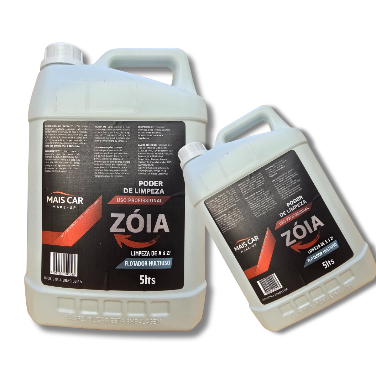 ZÓIA - APC Flotador Multiuso - Desengordurante - Limpeza Profunda 5 Litros