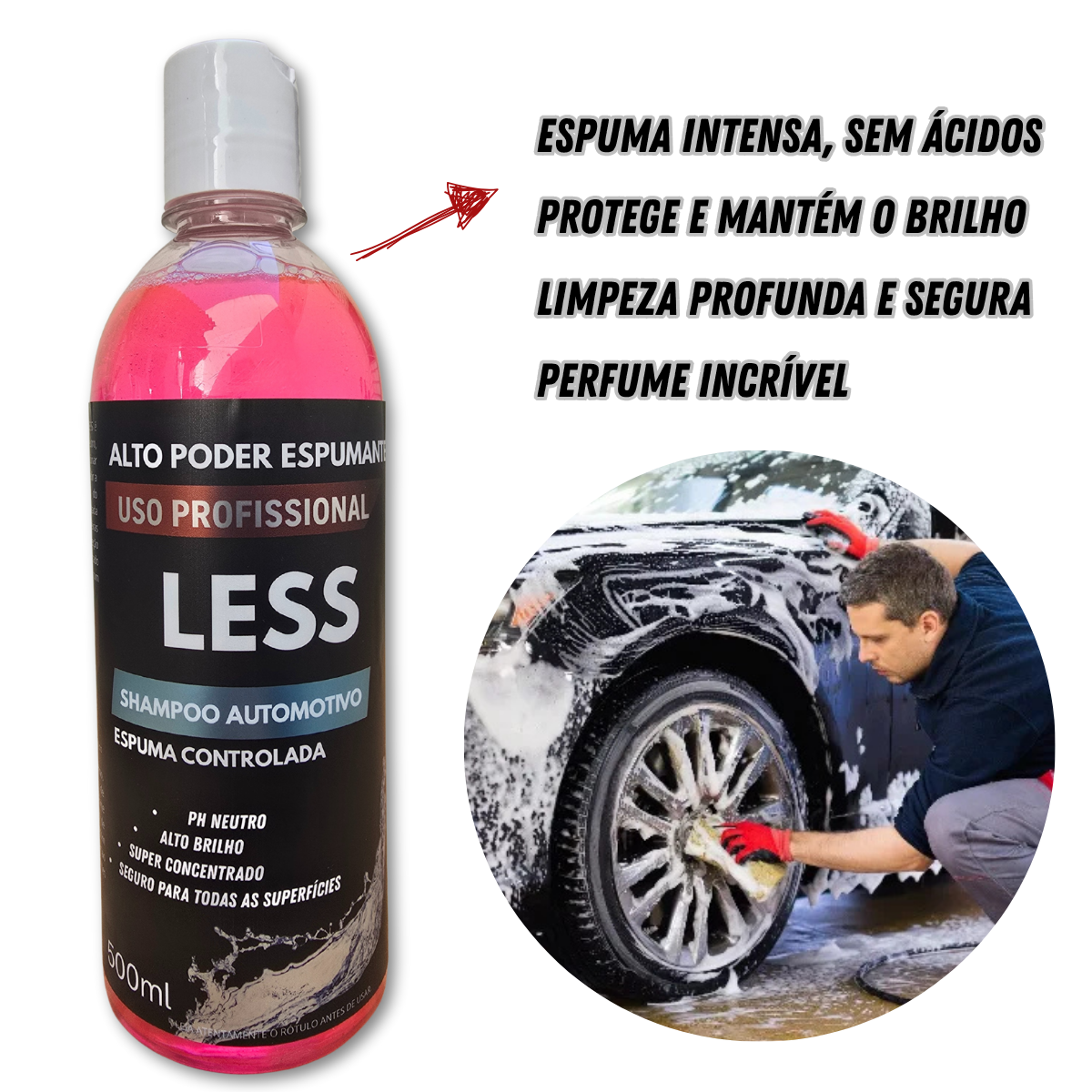 KIT Snow Foam - LESS + FOAM PUMP