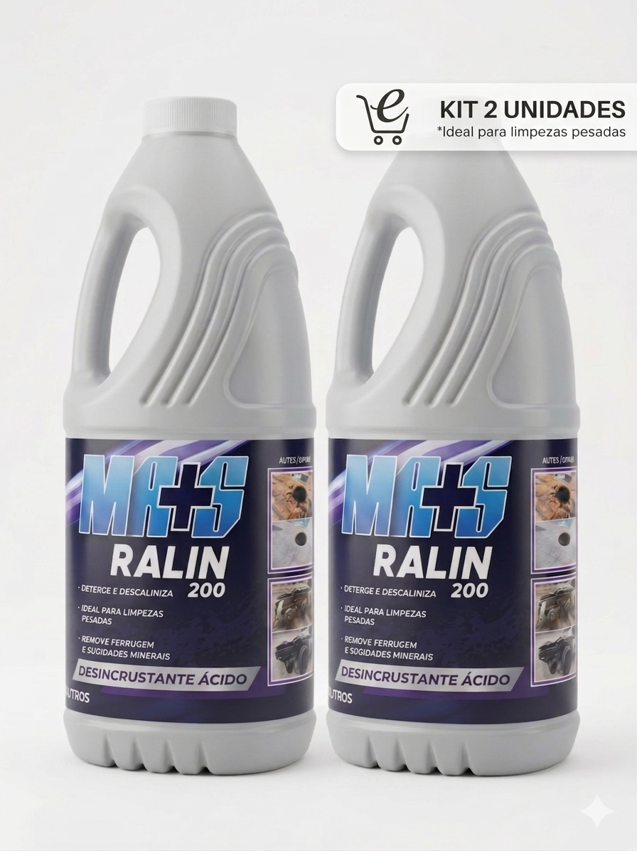 RALIN 200 - LIMPA PISOS - ENVIO COM FRETE GRÁTIS - RENDE ATÉ 400 LITROS