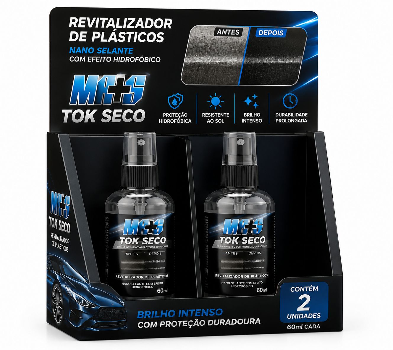 TOK SECO- Revitalizador de Plásticos - LEVE 2 E PAGUE MENOS COM FRETE GRÁTIS