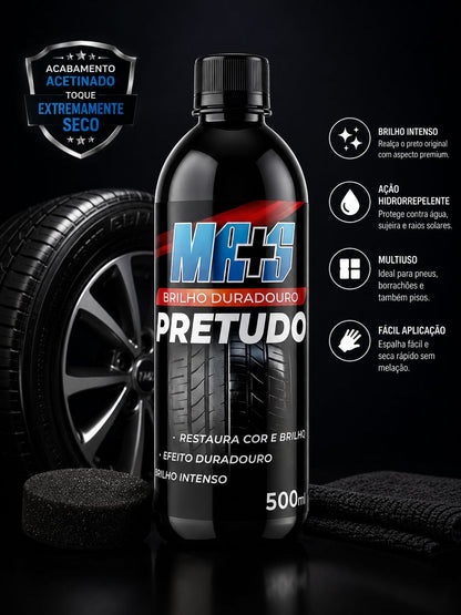 PRETUDO 500ml - BRILHO INTENSO E DURADOURO - ENVIO COM FRETE GRÁTIS!