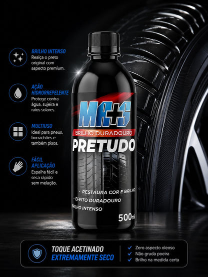 PRETUDO 500ml - BRILHO INTENSO E DURADOURO - ENVIO COM FRETE GRÁTIS!