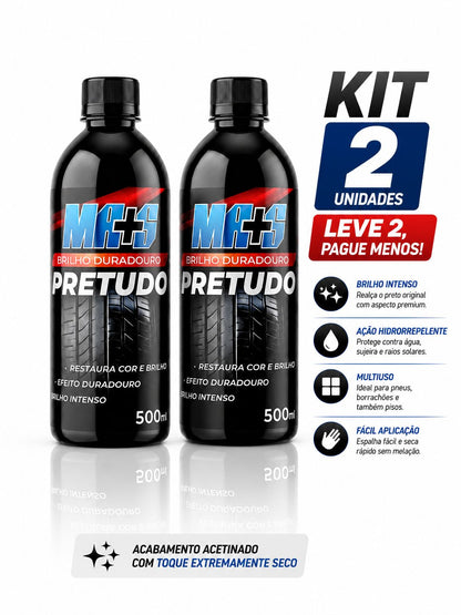 PRETUDO 500ml - BRILHO INTENSO E DURADOURO - ENVIO COM FRETE GRÁTIS!